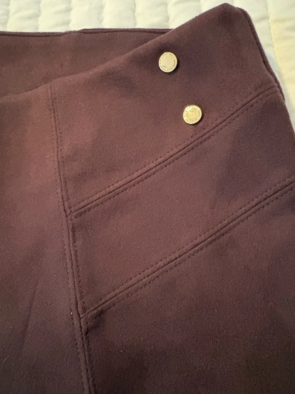 Marc New York Womens Brown  Dress Pants - Classic Tailored Fit - Picture 3 of 4